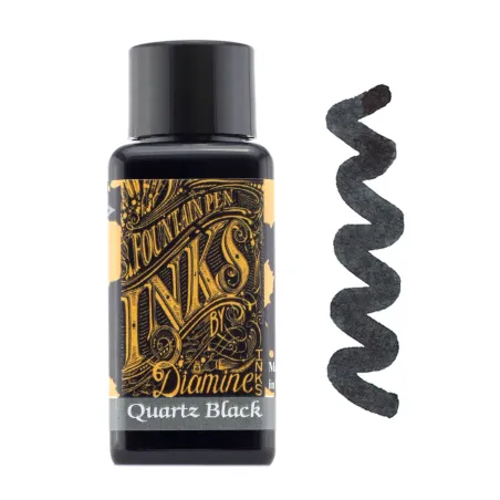 Flacon d'Encre Diamine Quartz Black 30 ml