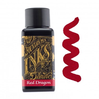 Flacon d'Encre Diamine Red Dragon 30 ml