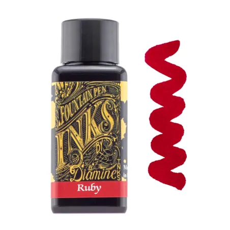 Flacon d'Encre Diamine Ruby 30 ml