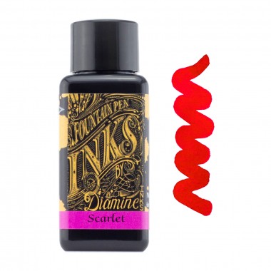 Flacon d'Encre Diamine Scarlet 30 ml