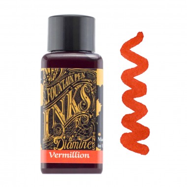 Flacon d'Encre Diamine Vermillion 30 ml