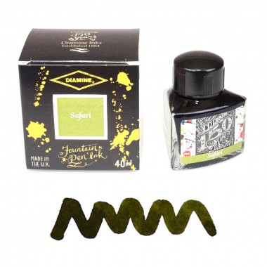 Flacon d'Encre Diamine Safari 40 ml 150e Anniversaire