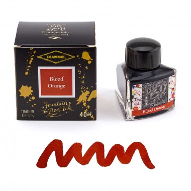 Flacon d'Encre Diamine Blood Orange 40 ml 150e Anniversaire