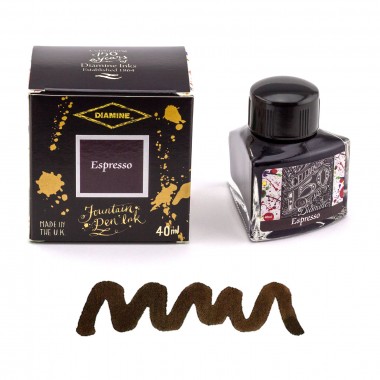 Flacon d'Encre Diamine Espresso 40 ml 150e Anniversaire