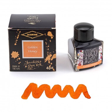 Flacon d'Encre Diamine Golden Honey 40 ml 150e Anniversaire