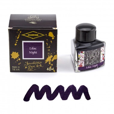 Flacon d'Encre Diamine Lilac Night 40 ml 150e Anniversaire