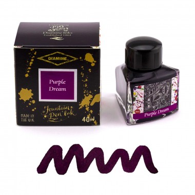 Flacon d'Encre Diamine Purple Dream 40 ml 150e Anniversaire