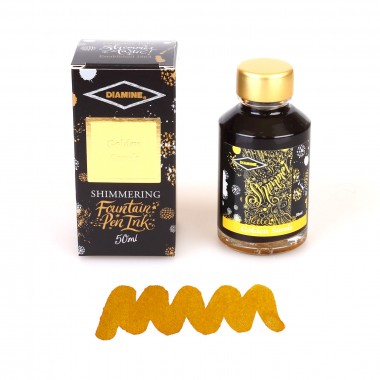 Flacon d'Encre Diamine   Golden Sands   50 ml   Shimmering