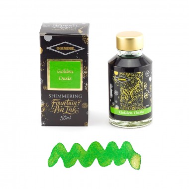 Flacon d'Encre Diamine   Golden Oasis   50 ml   Shimmering