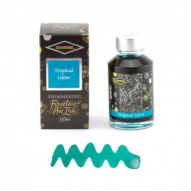 Flacon d'Encre Diamine   Tropical Glow   50 ml   Shimmering