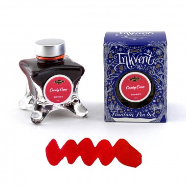 Flacon d'Encre Diamine  Candy Cane  50 ml  Inkvent Blue Edition