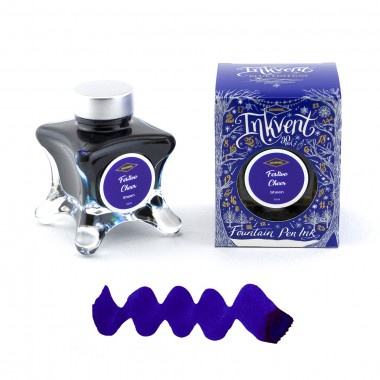 Flacon d'Encre Diamine  Festive Cheer  50 ml  Inkvent Blue Edition