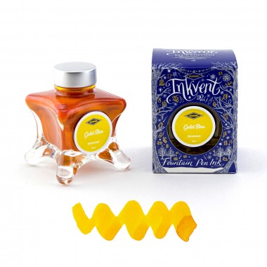 Flacon d'Encre Diamine  Gold Star  50 ml  Inkvent Blue Edition