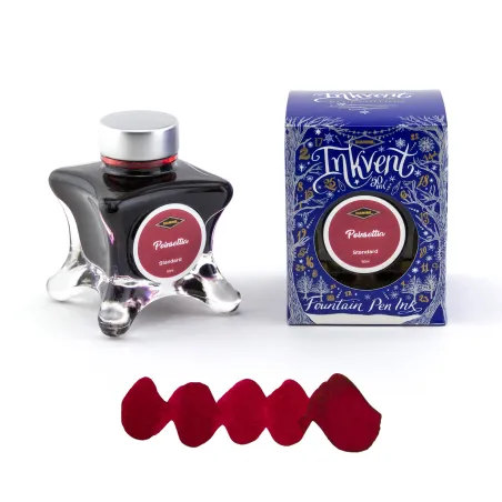 Flacon d'Encre Diamine  Poinsettia  50 ml  Inkvent Blue Edition