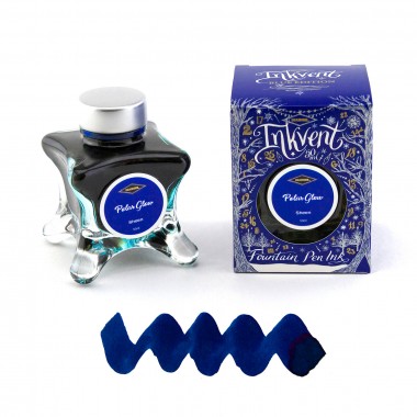 Flacon d'Encre Diamine  Polar Glow  50 ml  Inkvent Blue Edition
