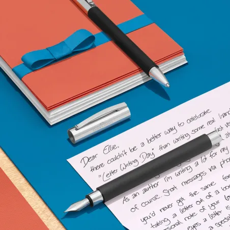 Stylo-Bille Noir Faber-Castell Ambition - Élégance et Performance