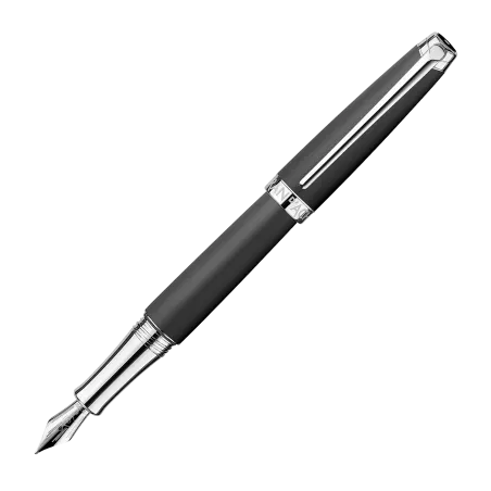Stylo Plume M Caran d'Ache - Léman - Noir Mat