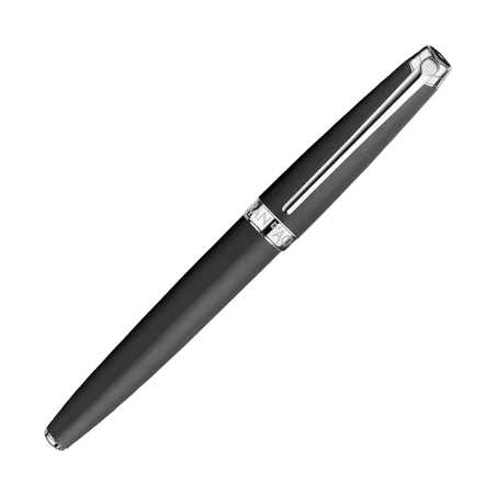 Stylo Plume M Caran d'Ache - Léman - Noir Mat - Fermé
