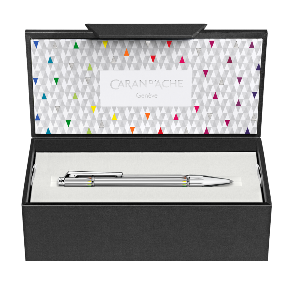 Stylo Bille VARIUS RAINBOW Argenté Rhodié