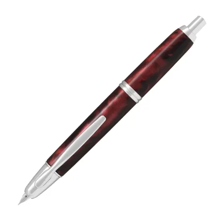 Stylo-plume M PILOT Capless SE - Rouge Finitions rhodiées