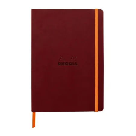 Rhodiarama Carnet Souple - Lie De Vin - Format A5 160 pages