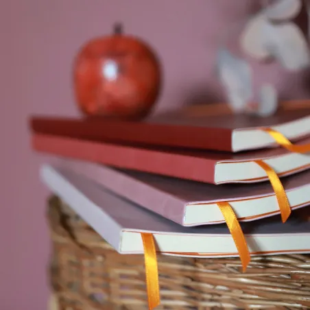 Rhodiarama Carnet Souple - Nacarat - Format A5 160 pages