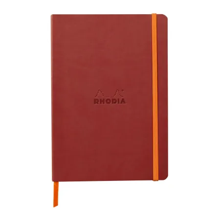 Rhodiarama Carnet Souple - Nacarat - Format A5 160 pages