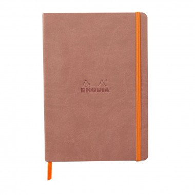 Rhodiarama Carnet Souple - Bois De Rose - Format A5 160 pages