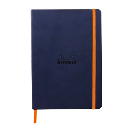 Rhodiarama Carnet Souple - Bleu Nuit - Format A5 160 pages