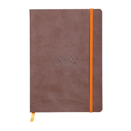 Rhodiarama Carnet Souple - Chocolat - Format A5 160 pages