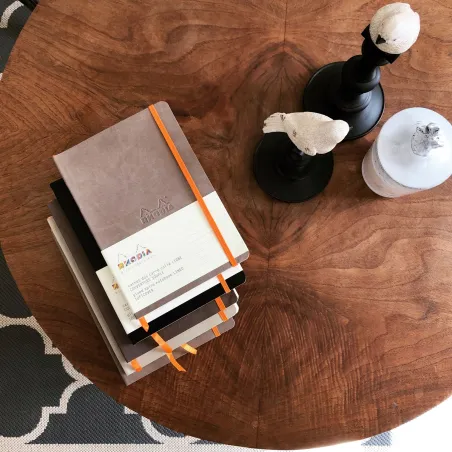 Rhodiarama Carnet Souple - Taupe - Format A5 160 pages