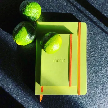 Rhodiarama Carnet Souple - Anis - Format A5 160 pages