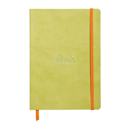 Rhodiarama Carnet Souple - Anis - Format A5 160 pages