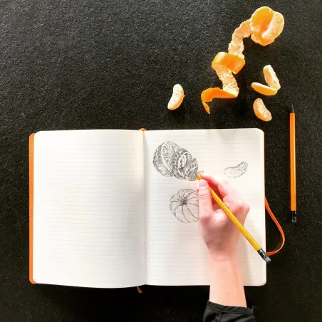 Rhodiarama Carnet Souple - Saphir - Format A5 160 pages