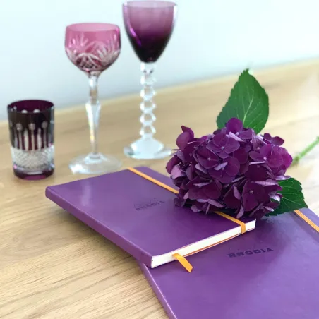 Rhodiarama Carnet Souple - Violet - Format A5 160 pages