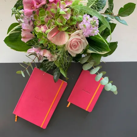 Rhodiarama Carnet Souple - Framboise - Format A5 160 pages
