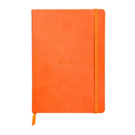 Rhodiarama Carnet Souple - Tangerine - Format A5 160 pages