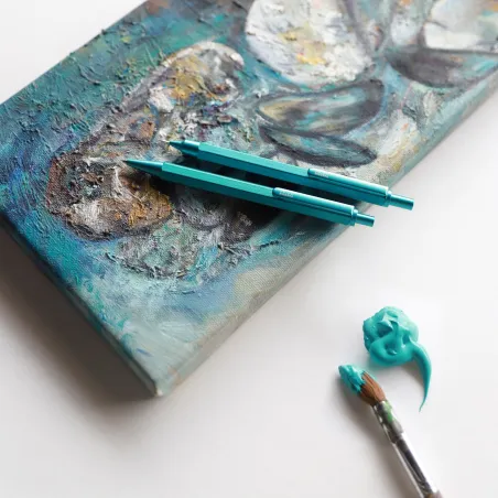 Rhodia scRipt - Stylo Bille - Turquoise - 0,7 mm