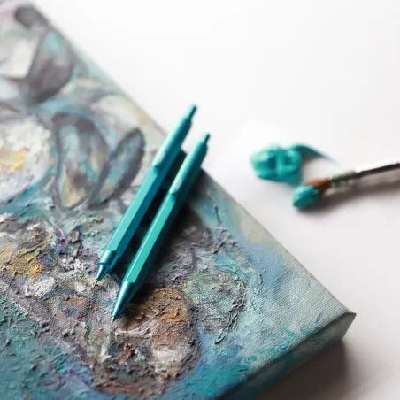 Rhodia scRipt - Stylo Bille - Turquoise - 0,7 mm