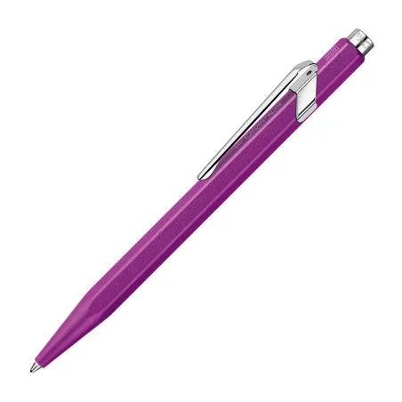 Stylo Bille 849 Colormat-X Violet Caran d'Ache — Finition satinée premium et écriture longue durée