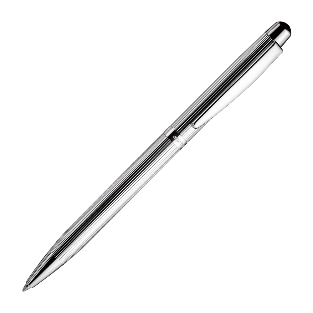 Stylo Bille Otto Hutt Design 02 - Argent Ligné