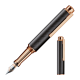 OTTO HUTT DESIGN 05-PPL ACIER -M-/PEN PEN TOUCH LAITON GUILLOCHÉ LAQUÉ NOIR DORÉ OR ROSE