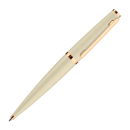 OTTO HUTT DESIGN 06 BILLE CORPS ET CAPUCHON LAQUÉ CACHEMIRE CRÈME BRILLANT
