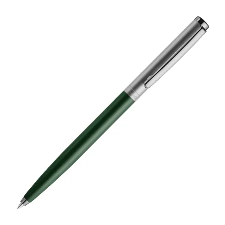 Stylo Bille Otto Hutt Design 01 Vert Laqué & Ruthénium Mat – Élégance Minimaliste