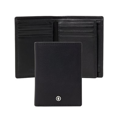 Porte-cartes Flap Button Black