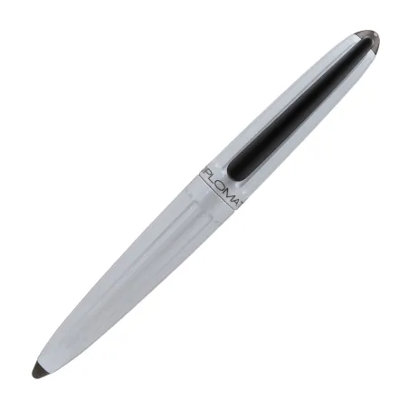 Stylo-plume Diplomat Aero Laqué Blanc - Plume Or 14 Carats - F