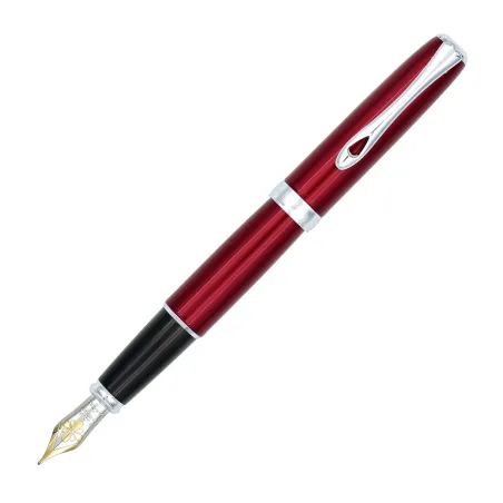 Stylo-plume DIPLOMAT Excellence A² Magma Rouge - Plume Or 14 Carats - EF