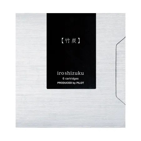 Encre Pilot Iroshizuku - Étui 6 Cartouches - Noir Take-Sumi