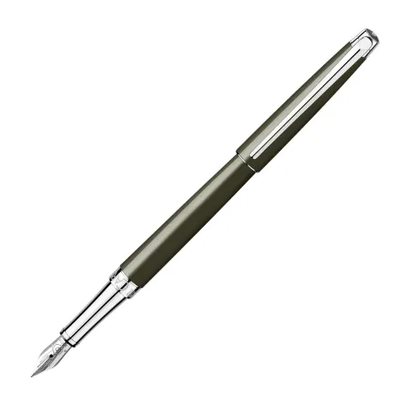 Stylo plume F Caran d'Ache - Léman Slim - Terre d’Ombre