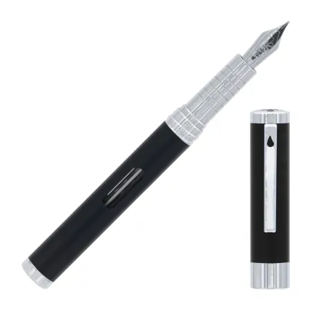Stylo-plume DIPLOMAT Nexus - Noir/Chrome - B